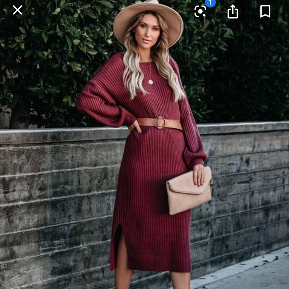 Vici Dresses & Skirts - VICI Sweater Dress NWT